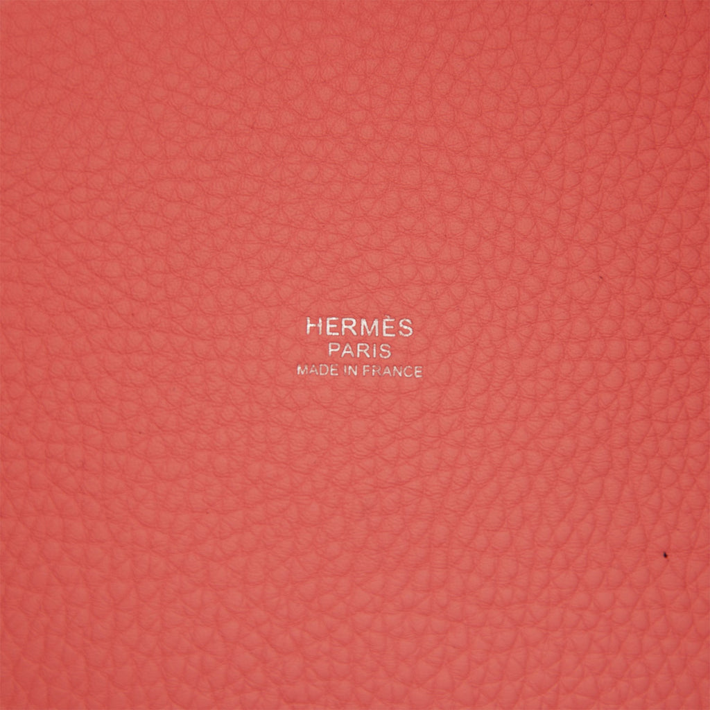 Hermes Picotin Lock 18 Rose Sakura Clemence Palladium Hardware
