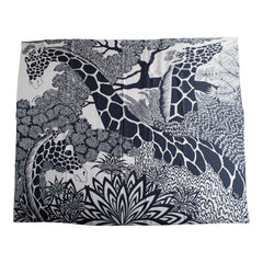 Hermes "The Three Graces" Gris Chine Cashmere and Silk Shawl 140cm