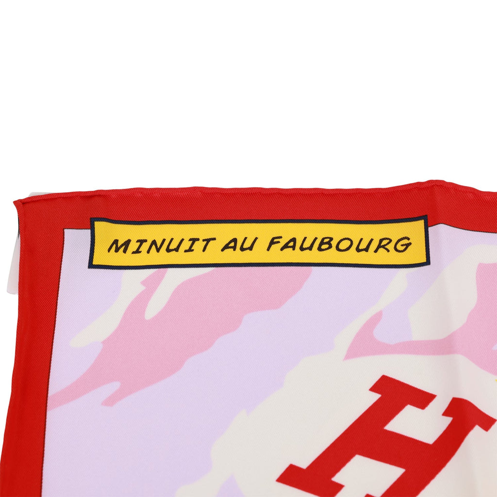 Hermes Silk Scarf «Minuit au Faubourg » by Dimitri Rybaltchenko