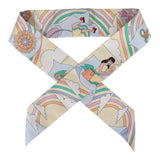 Hermes "Carres Volants" Soufre Silk Twilly