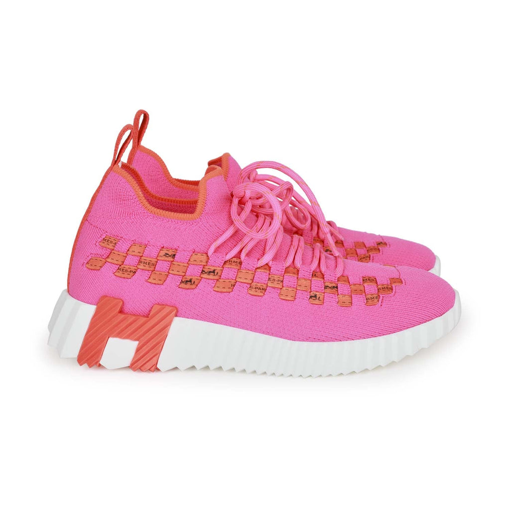 Hermes Flex Sneaker Pink and Orange Bolduc 35 Hermes Flex Sneaker Pink and Orange Bolduc 35