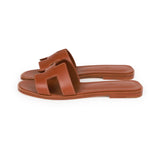 Hermes Oran Sandals Gold Box Calfskin 36.5