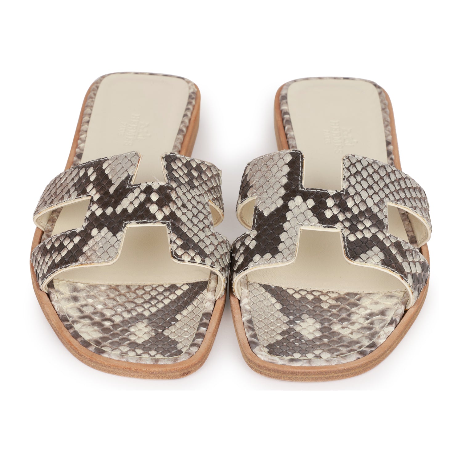 Hermies Python Hermes Oran Sandals Natural Python 37