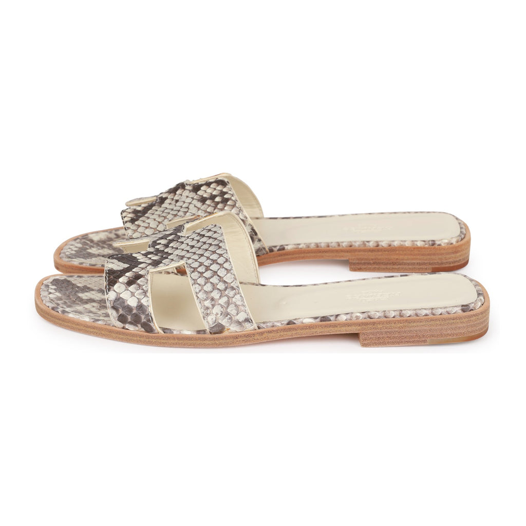 Hermies Python Hermes Oran Sandals Natural Python 37