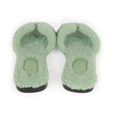 Hermes Oran Sandals Vert D'eau Woolskin 36