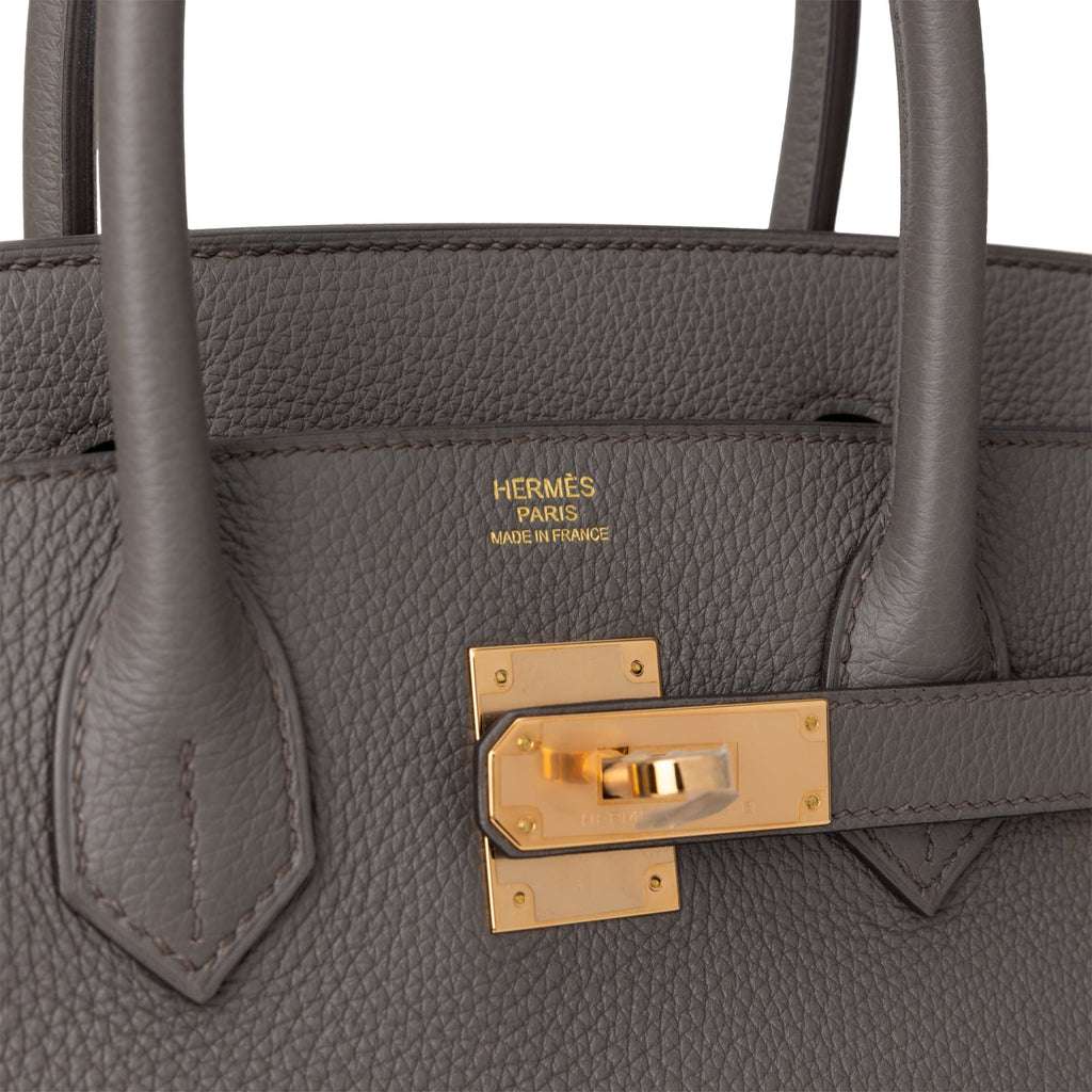 Hermes Birkin 30 Etain Togo Rose Gold Hardware – Madison Avenue Couture