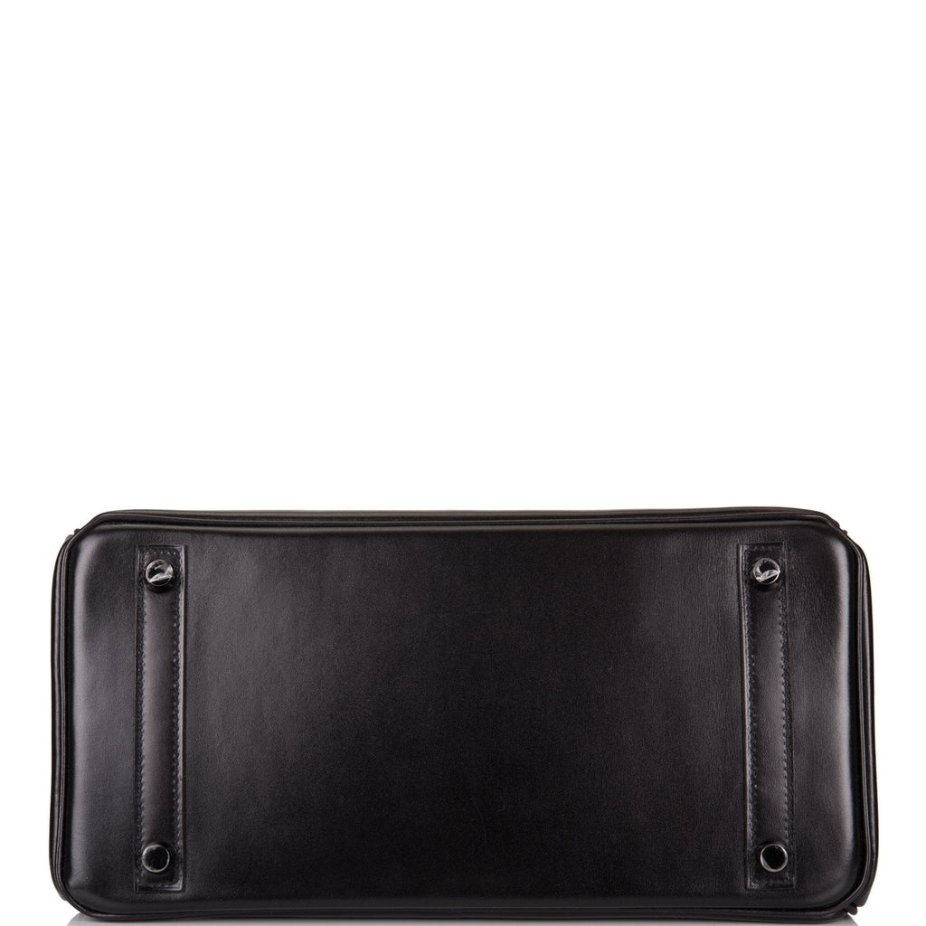 Hermes Birkin 30 Bag So Black Limited Edition Box Leather at 1stDibs
