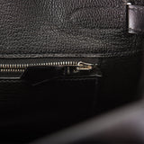 Hermes　Picotin Lock Monochrome bag PM　So-black　Black　Clemence leather　Black  hardware