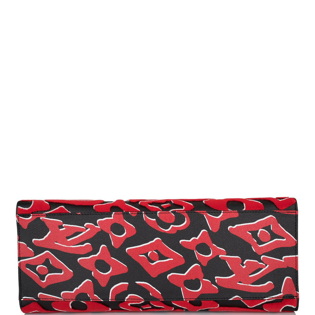 Louis Vuitton x UF Black and Red Tufted Monogram OnTheGo GM