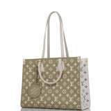 NEW LOUIS VUITTON SPRING IN THE CITY ONTHEGO TOTE, Rose Beige Empreinte