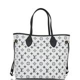 Louis Vuitton Spring in the City Black and White Monogram Empreinte Neverfull MM