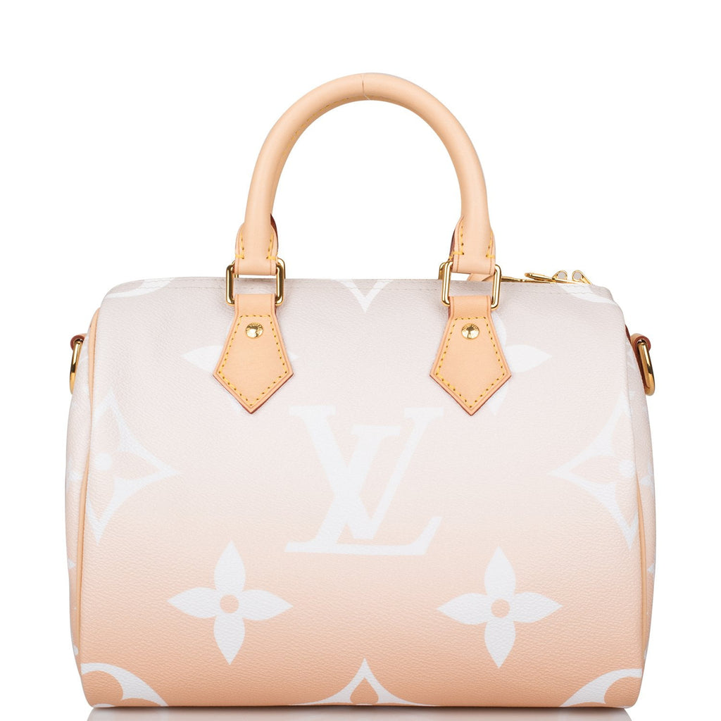 Louis Vuitton By The Pool Brume Speedy 25 Bandouliere Creme Mist Giant  Crossbody