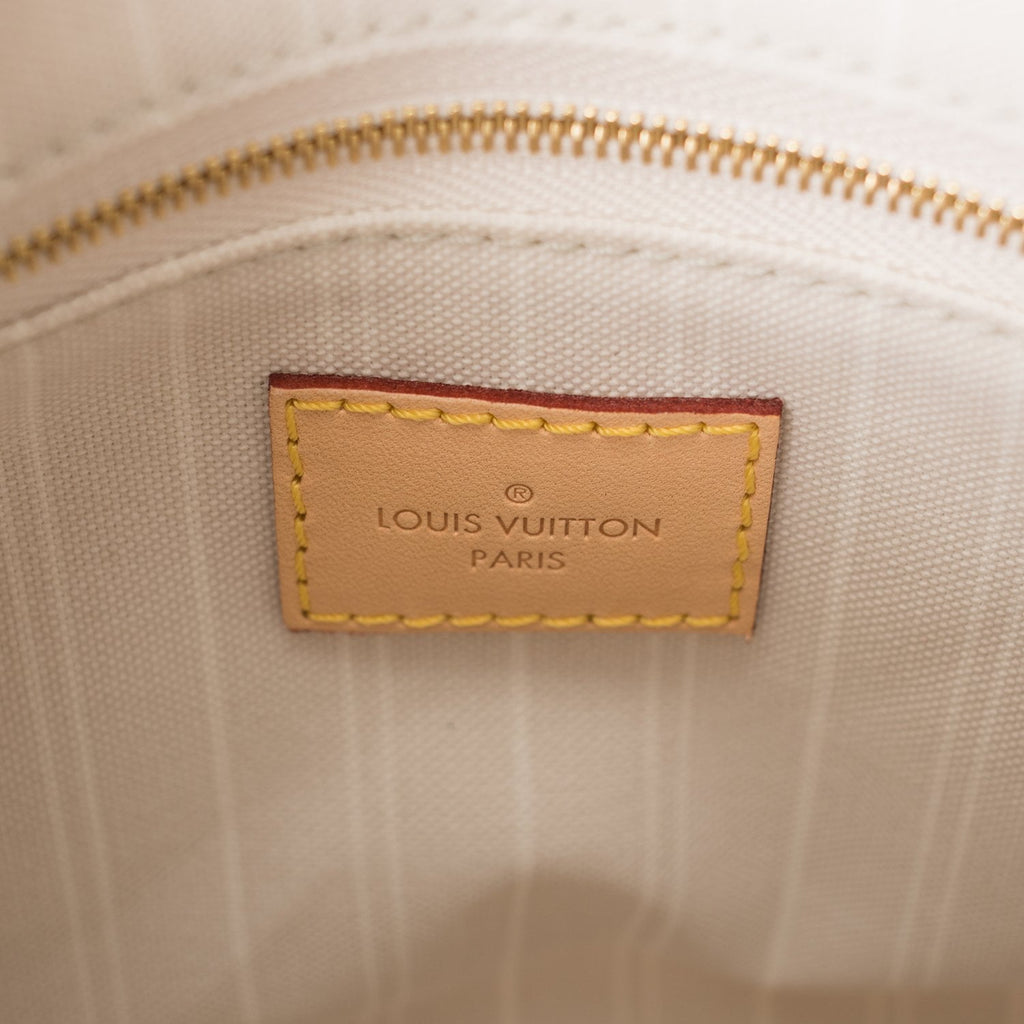 Louis Vuitton Speedy 25 By The Pool Creme Mist Gray Giant Monogram Canvas  Bag