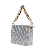 Louis Vuitton, Bags, Limited Edition Louis Vuitton Coussin Bb Sequins  Silver
