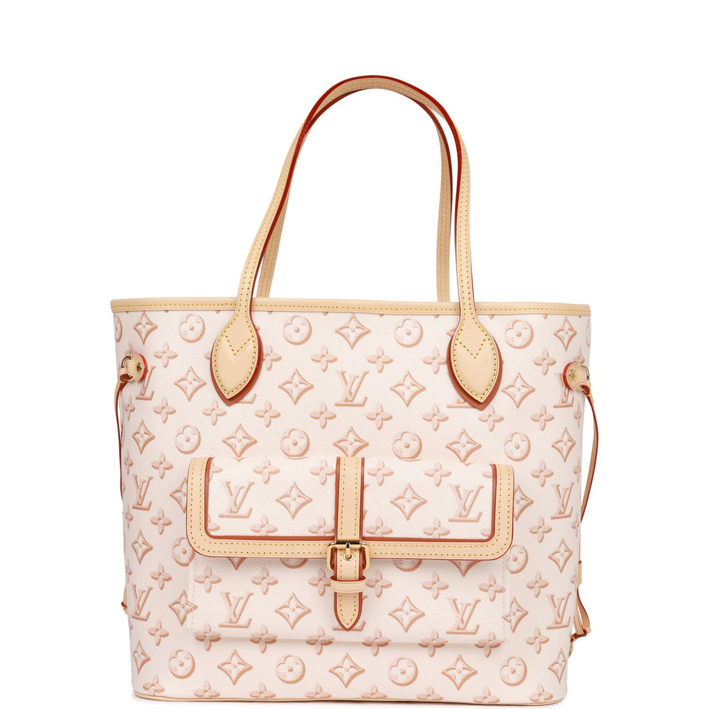 Louis Vuitton Fall For You Beige Clair Monogram Neverfull MM
