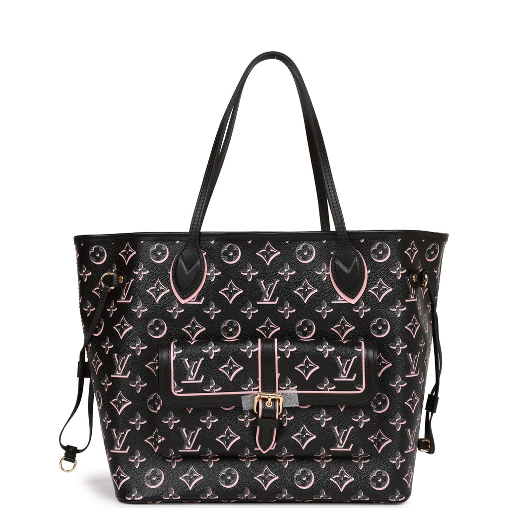 Louis Vuitton Fall For You Black Monogram Neverfull MM
