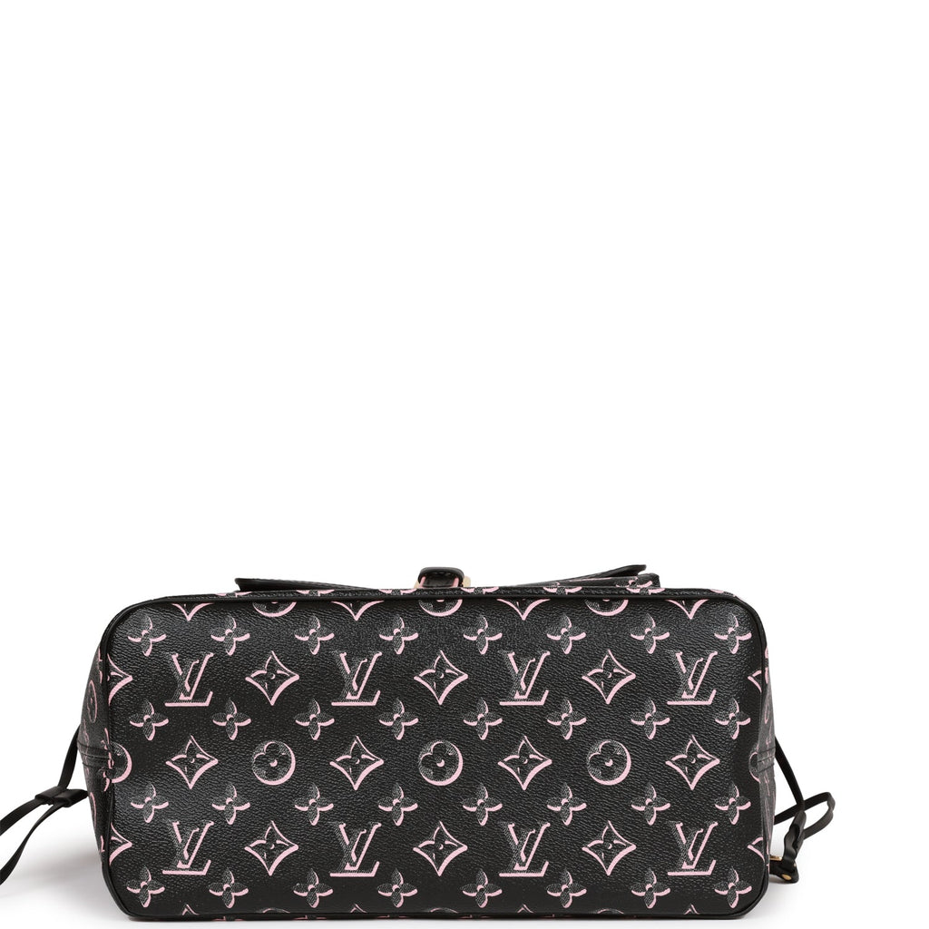 LOUIS VUITTON NEVERFULL MM BLACK FALL FOR YOU COLLECTION 2022 