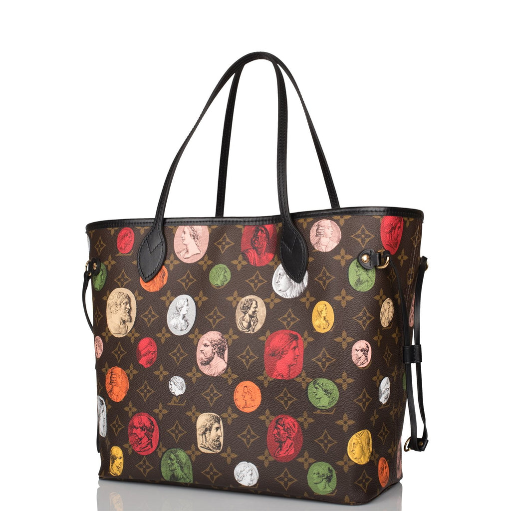 New Louis Vuitton Limited Edition Fornasetti Neverfull Tote Bag in Box