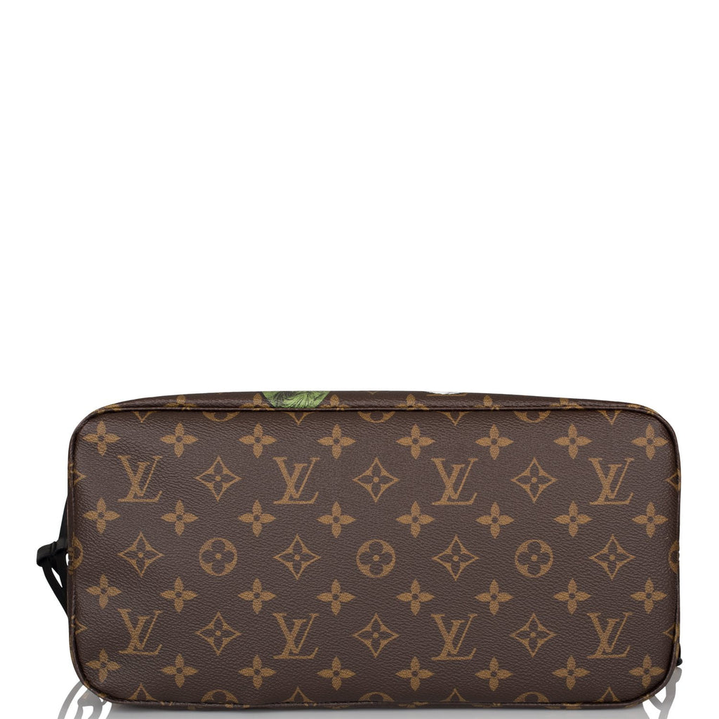 LOUIS VUITTON Neverfull MM Tote Bag Pouch FORNASETTI Monogram M45923 Auth LV  New