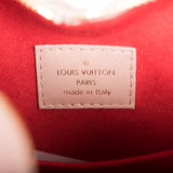 LOUIS VUITTON Lambskin Embossed Monogram Fall In Love Sac Coeur Heart Chain  Bag Lipstick Red 1286604