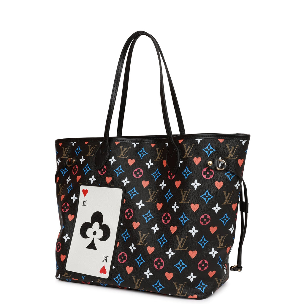 Louis Vuitton Black Multicolor Monogram Canvas Game on Neverfull mm Bag