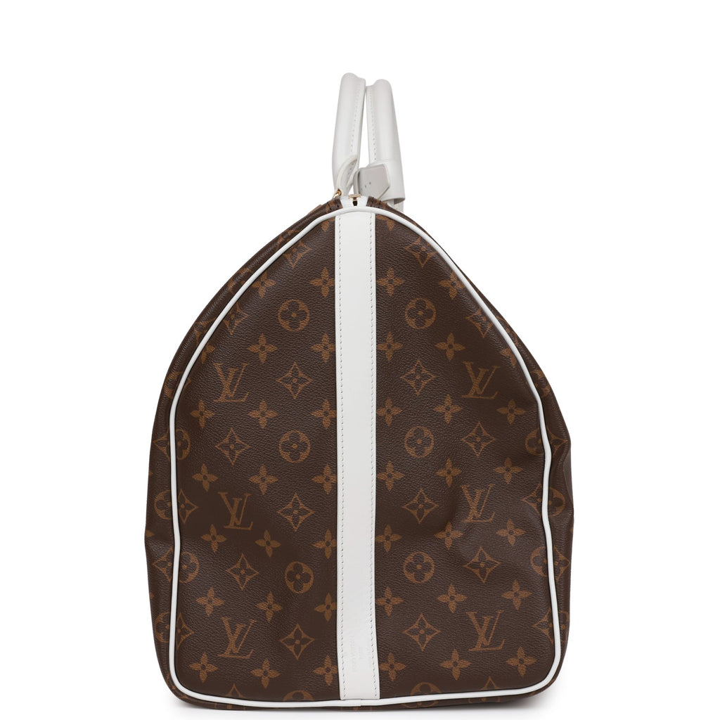 Louis Vuitton x NBA Basketball Keepall 55 Monogram in Coated Canvas with  Gold-tone - US