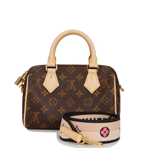 Speedy 25 with twilly and charm  Scarf on bag, Louis vuitton