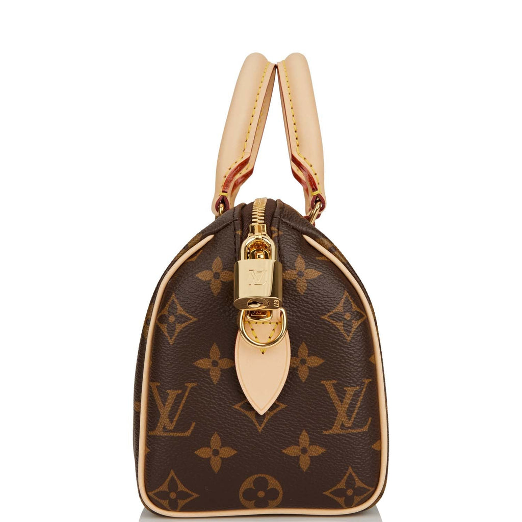 Louis Vuitton Speedy Bandouliere 20 Monogram Brown/Black in Coated