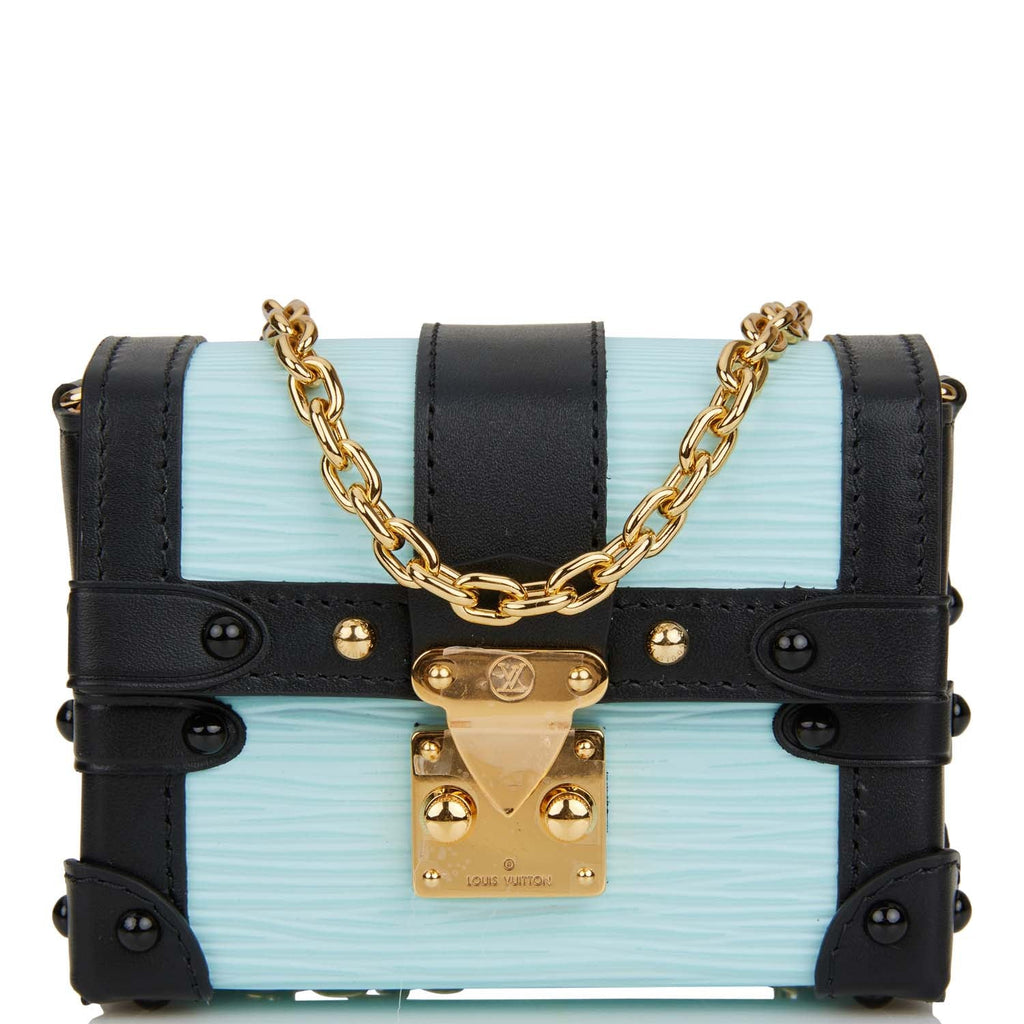 Louis Vuitton Light Blue Epi Mini Essential Trunk Bag – Madison Avenue  Couture