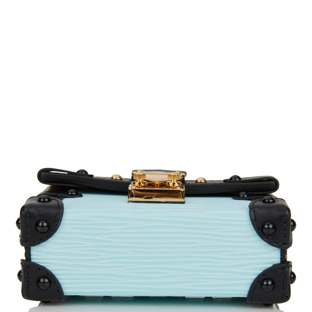 Louis Vuitton Light Blue Epi Mini Essential Trunk Bag