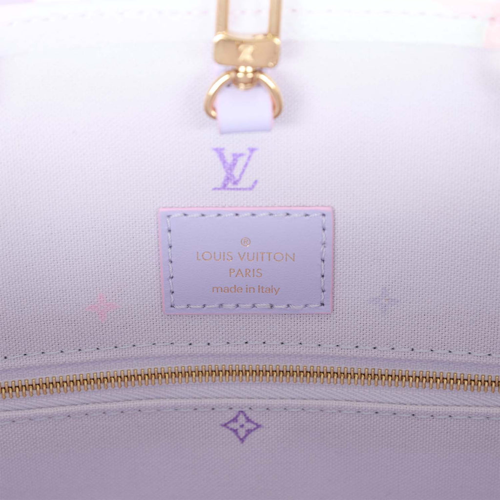 Louis Vuitton Pink And Lavender Gradient Coated Canvas OnTheGo GM