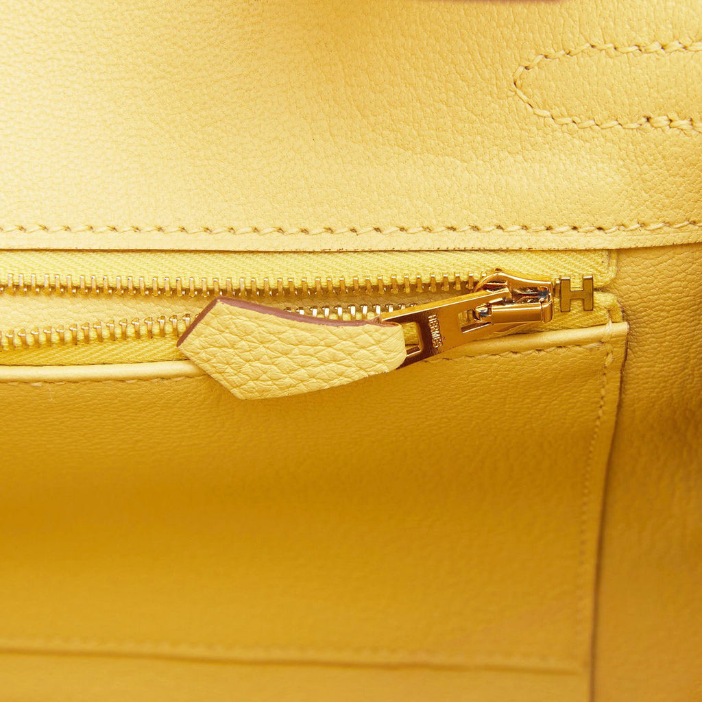Hermès Birkin 25 Jaune Poussin Togo Gold Hardware GHW — The French Hunter