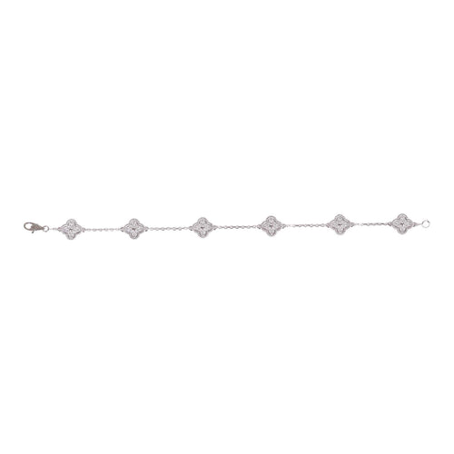 Van Cleef & Arpels Vintage Alhambra Diamond Bracelet – Opulent