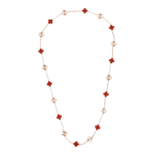 Van Cleef and Arpels Vintage Alhambra Necklace - Luxe Du Jour