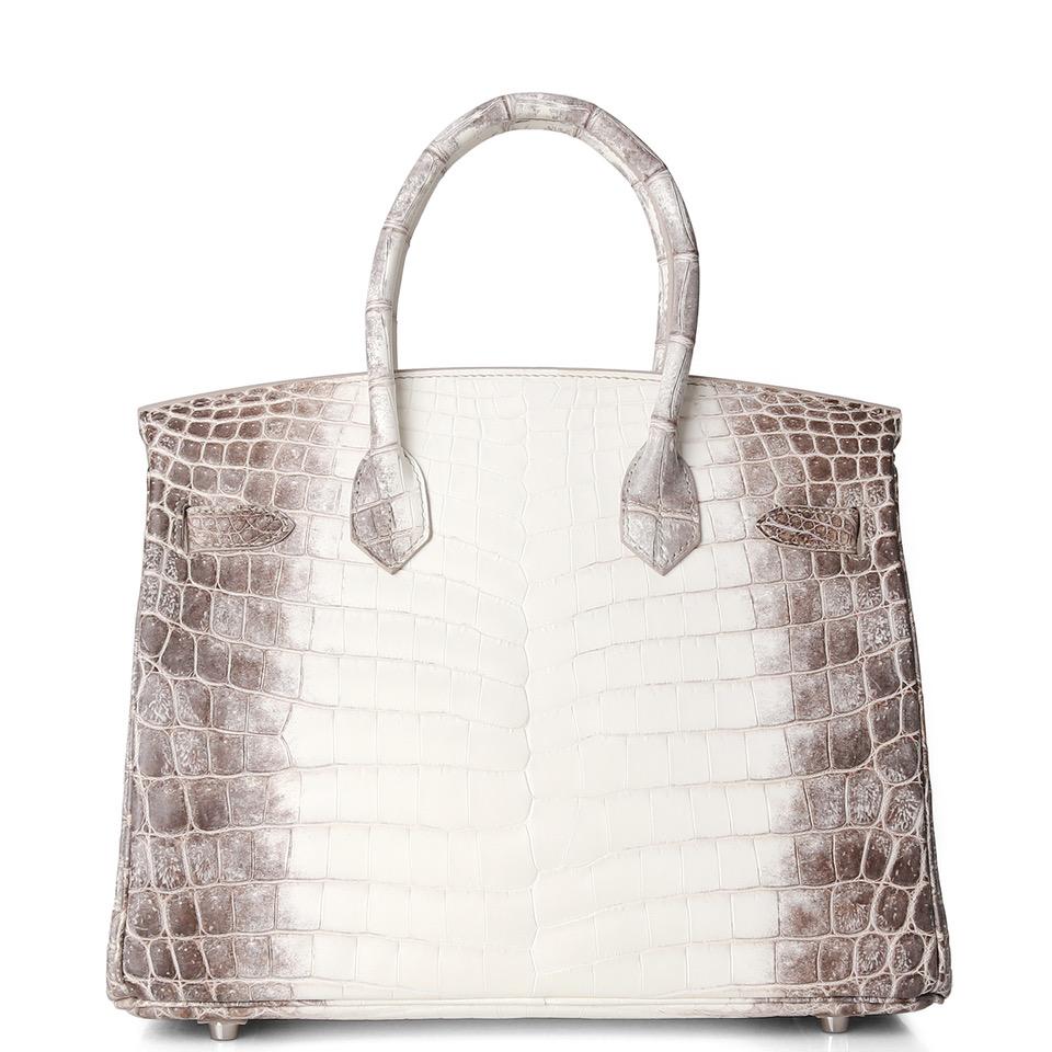 mySAFEBOX - 【How Expensive Hermes Birkin Bag 】 Here comes the price : 1.  White Himalaya Niloticus Crocodile Diamond Birkin - RM1,186,657 *equal to  29 fresh graduates one year salary (RM3500 monthly)