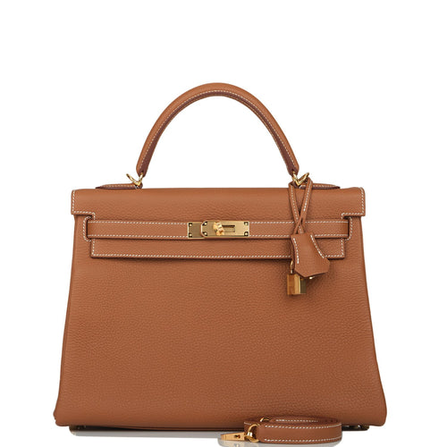 Hermes Kelly Retourne 32 Gold Togo Gold Hardware